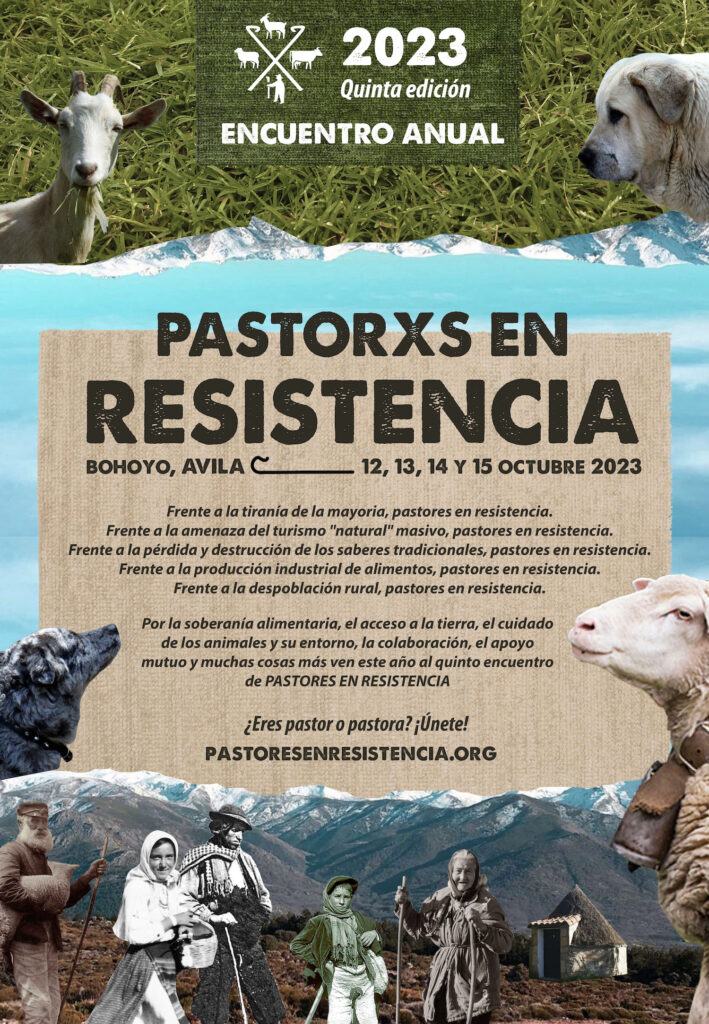 Cartel pastores en resistencia 2023 Bohoyo ávila